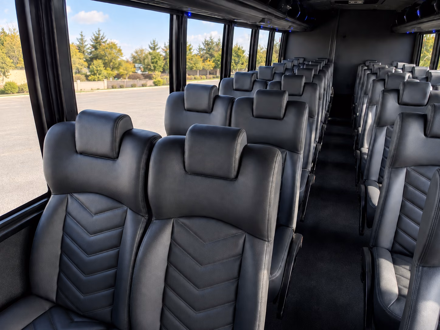 palo alto 15 passenger minibus interior