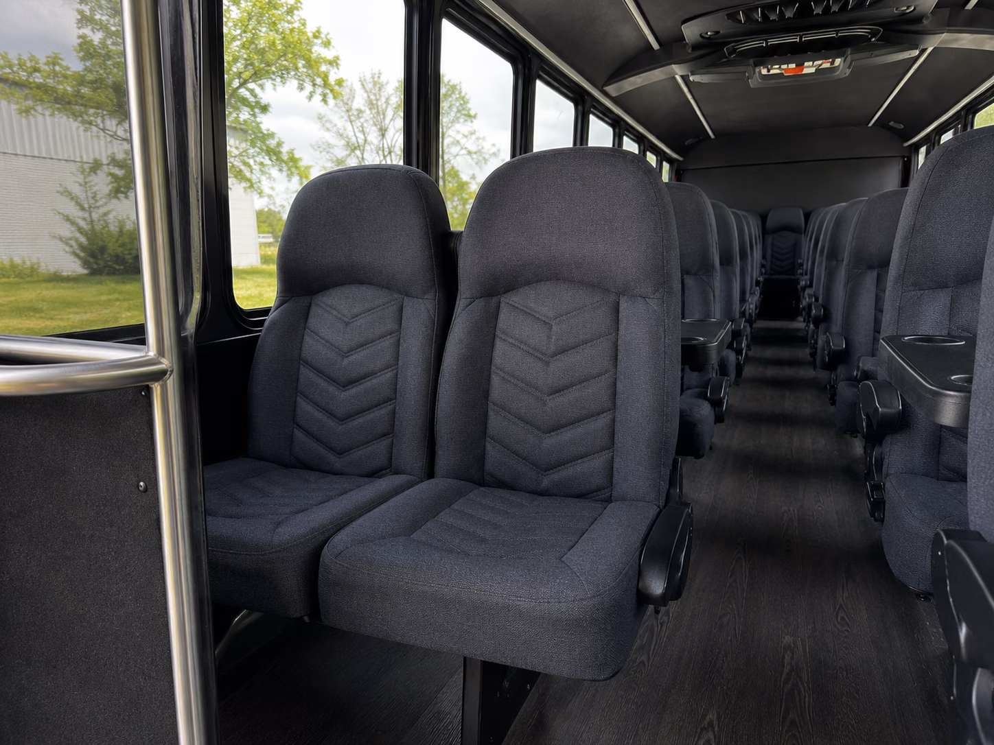 palo alto 20 passenger minibus inside