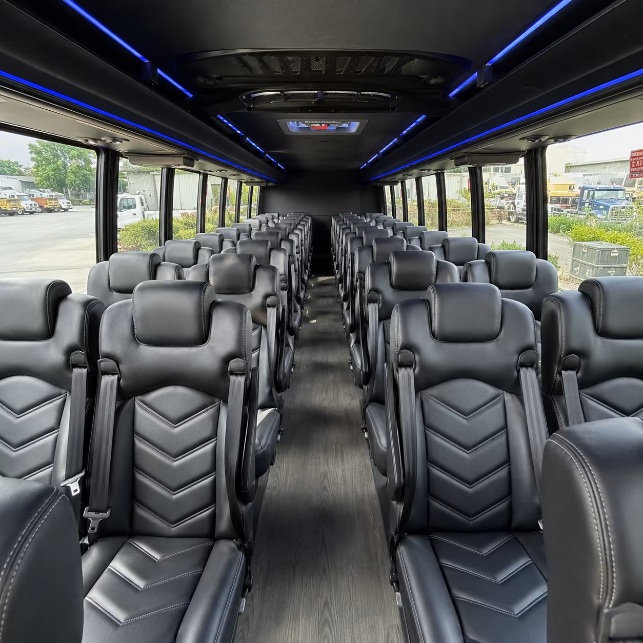 palo alto 30 passenger minibus interior