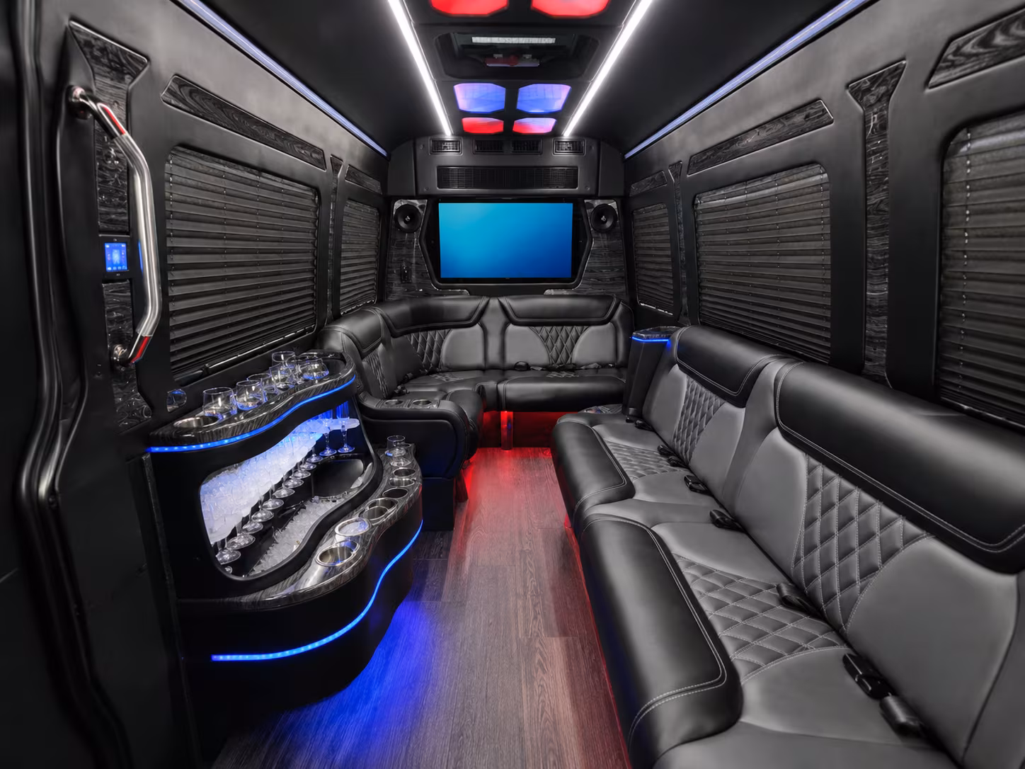 palo alto sprinter limousine interior