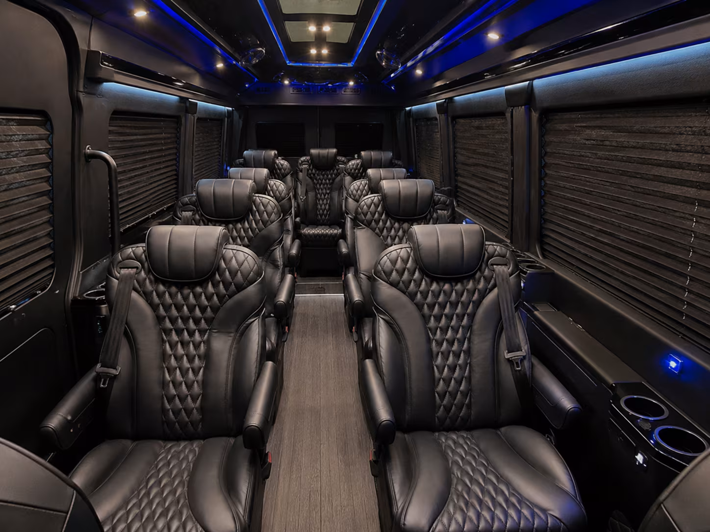 palo alto sprinter van with driver inside