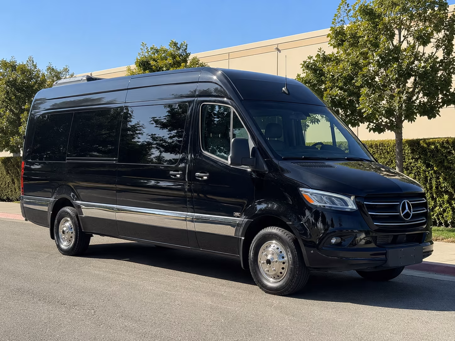 palo alto sprinter van with driver