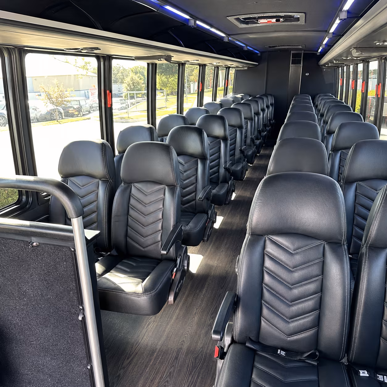 palo alto wine tour brewery transportation onboard seating
