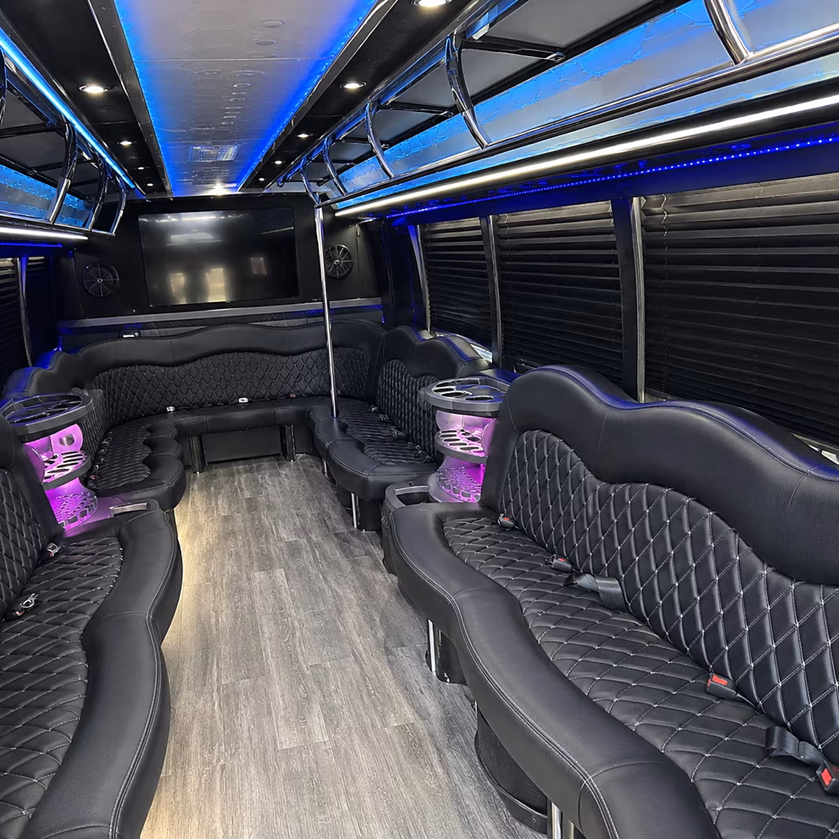 santa cruz beach boardwalk coast party bus rental